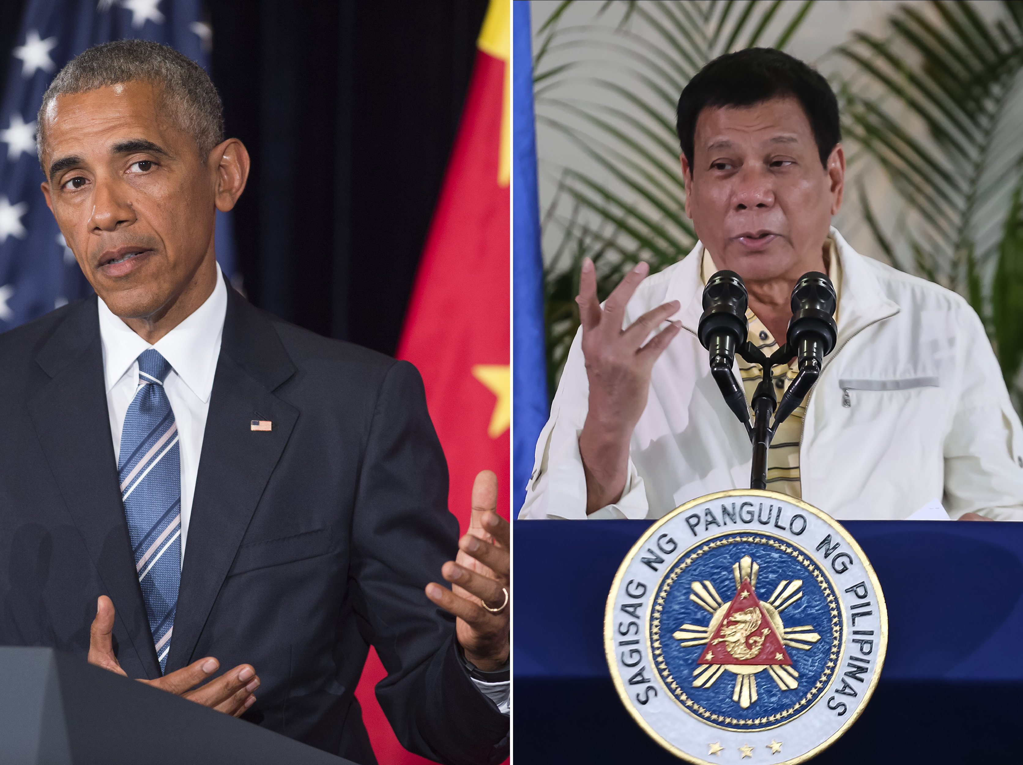 Presidente filipino explicó a Obama que nunca lo insultó