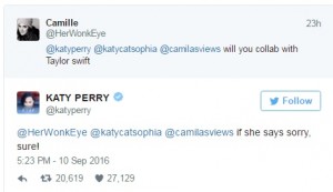 La condición que puso Katy Perry para cantar con Taylor Swift