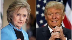Clinton y Trump llegan casi empatados al primer debate