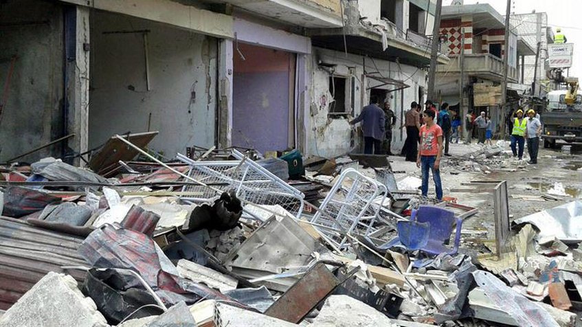 Mueren 22 combatientes opositores en un bombardeo sirio