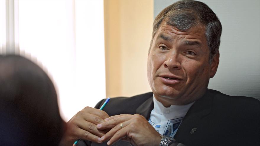 Rafael Correa rechaza iniciativa de sus seguidores que buscaba postularlo a un cuarto mandato