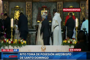 Monseñor Francisco Ozoria es oficialmente el Arzobispo de Santo Domingo 