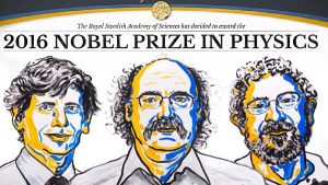 El premio Nobel de Física 2016 fue otorgado a los británicos David Thouless, Duncan Haldane y Michael Kosterlitz