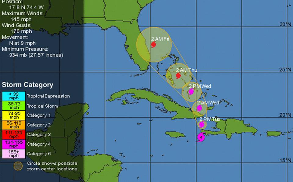 El huracán Matthew toca tierra en costa suroeste de Haití