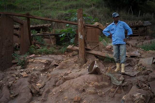 Valle en Brasil aún no se recupera de inundación minera