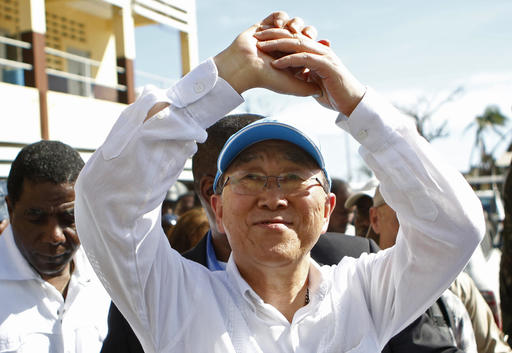 Ban Ki-moon visita Haití para examinar daños de huracán Matthew