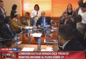 Comisión Justicia Senado dice pronto remitirá informe al pleno sobre CP