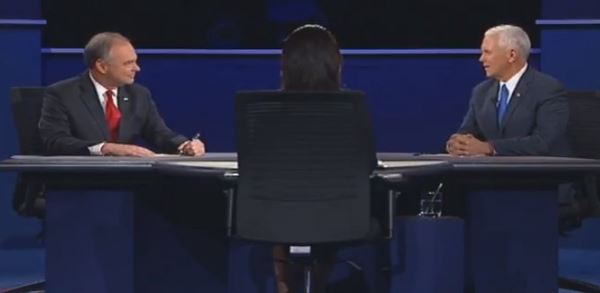 Mike Pence y Tim Kaine cara a cara en el único debate de aspirantes a la vicepresidencia de EE.UU.