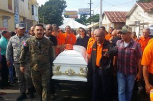 Sepultan asesinado director de la Defensa Civil en Esperanza