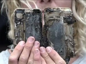 eportan que el iPhone 7 también se prende fuego