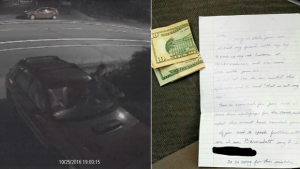 “Ladrona accidental” devuelve el carro con disculpa y dinero para gasolina