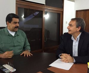 Venezuela: Maduro se reúne con Rodríguez Zapatero