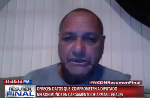 Ofrecen datos que comprometen a diputado Nelson Muñoz en cargamento de armas ilegales