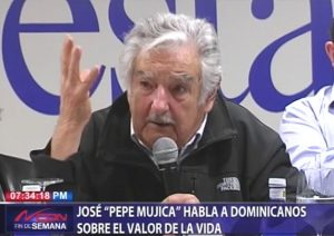 José “Pepe” Mujica habla a dominicanos sobre el valor de la vida 