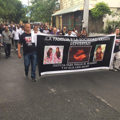 Realizan marcha en Bonao pidiendo justicia por joven embarazada asesinada