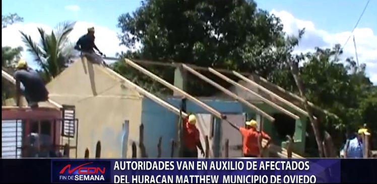 Autoridades van en auxilio de afectados del Huracán Matthew en Oviedo