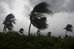 viento huracán Matthew en Haití