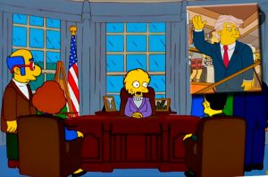 Los Simpson predijeron la presidencia de Trump hace 16 años