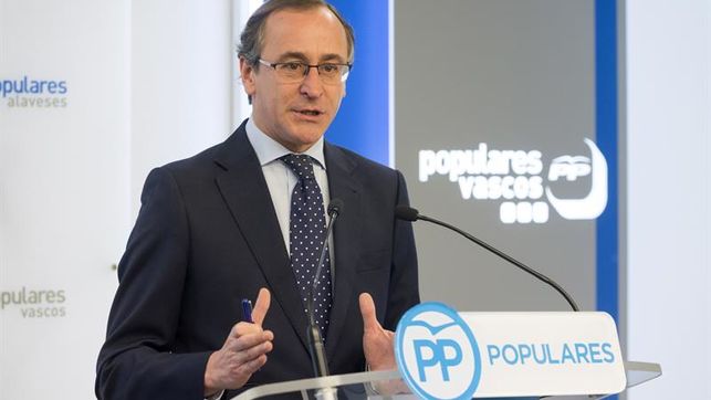 El PP vasco, consternado por la muerte de "un referente" para los populares