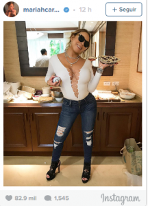 Mariah Carey y su fallido retoque fotográfico por Acción de Gracias