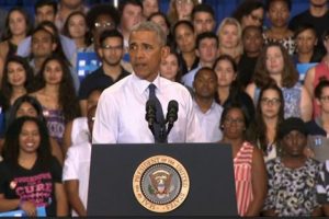 Obama pide en Florida no votar por el obstruccionismo y bloqueo republicano