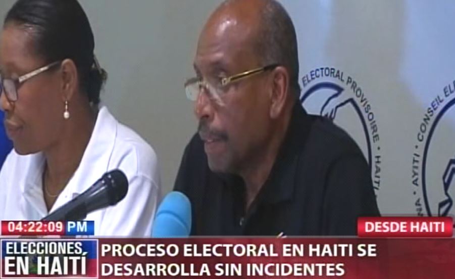 Primer informe elecciones Haití: comicios se desarrollan en calma