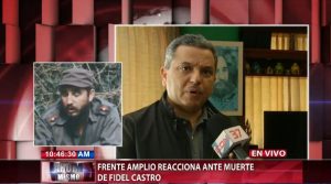 Fidel Santana del Frente Amplio externa su pesar tras muerte de Fidel Castro