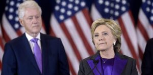 Discusión entre Hillary y Bill Clinton día antes de las elecciones