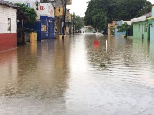Comunitarios de Nagua piden ayuda ante efectos de inundaciones