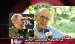  Narciso Isa Conde da condolencias por muerte de Fidel Castro 