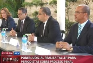 Poder Judicial realiza taller para periodistas sobre proceso penal