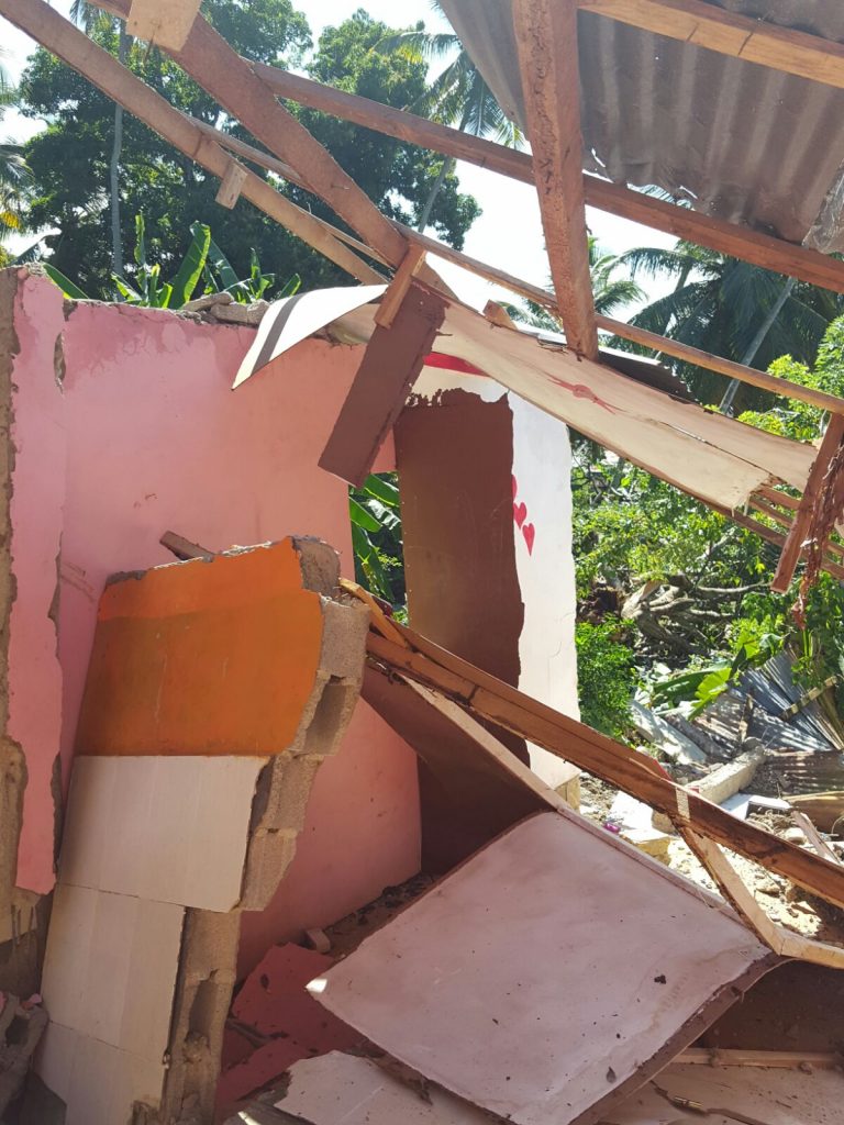 Severos daños dejan lluvias en localidades de Samaná