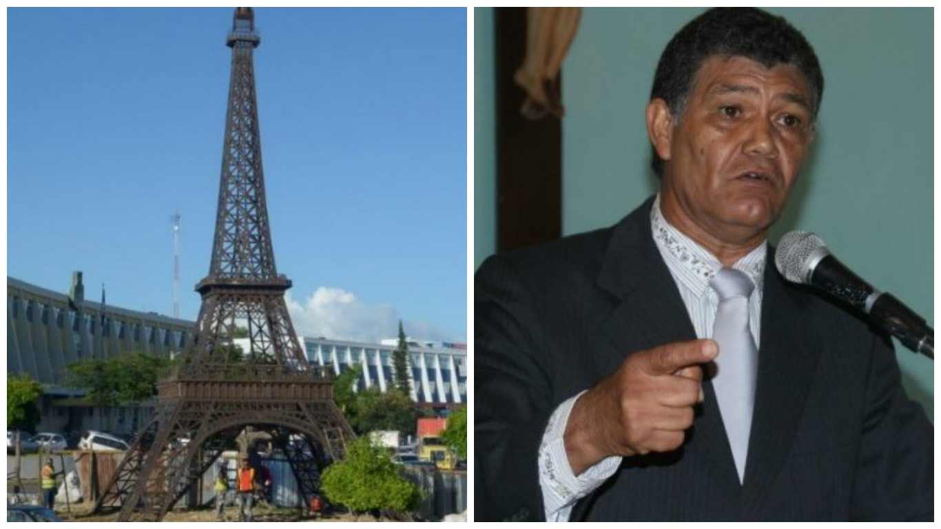 Alcalde SDO: “la torre yo no sé si es Eiffel, de Francia o de dónde es”; dice hará obras prioritarias