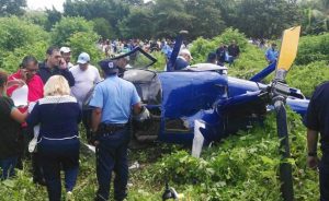 Al menos tres heridos por accidente de helicóptero en Nicaragua