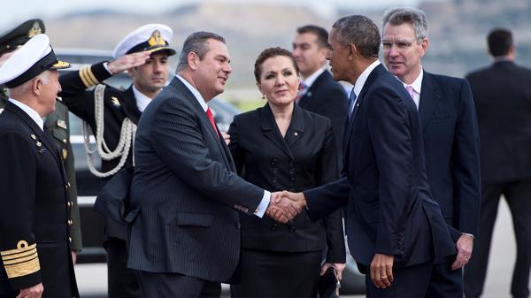 Obama llega a Grecia en última gira como presidente EEUU