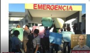 Protestantes en Jimaní  denuncian fueron  ignorados por gobierno  durante inauguración de hospital