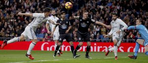 El Madrid derrota al Deportivo con un nuevo cabezazo de Ramos en el descuento