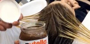 Algunas mujeres se están tiñendo el pelo con Nutella