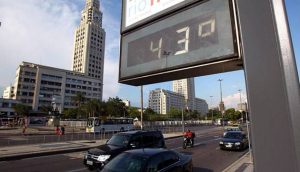 Río de Janeiro alcanzó la temperatura más alta del año