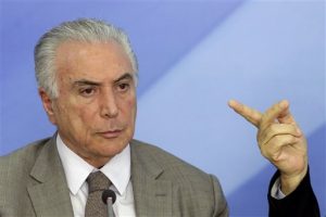 El presidente brasileño Michel Temer se niega a dimitir 