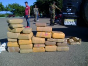 Ejército inacuta 234 libras de Marihuana