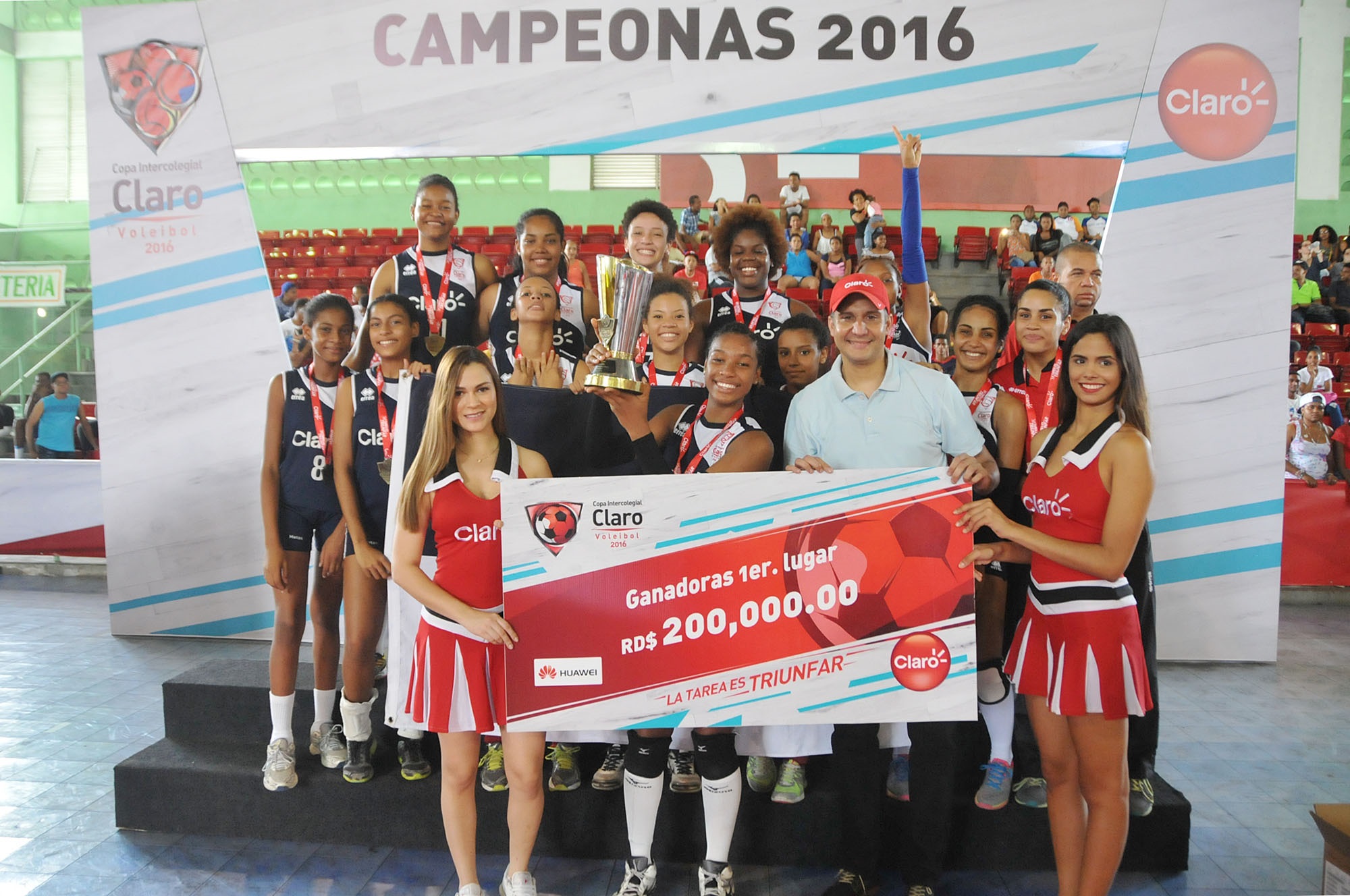 Metas se coronó campeón de la Copa Intercolegial Claro de Voleibol Femenino 2016