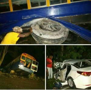 Un muerto y varios heridos en accidente carretera Higüey-Bávaro