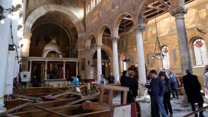 25 Muertos y 49 heridos por atentado contra Catedral de El Cairo