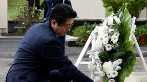 Shinzo Abe llega a Hawái para realizar una visita histórica a Pearl Harbor