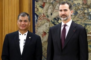 Felipe VI se reúne con Correa en su despedida de España