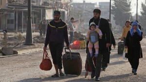 Miles de personas debieron desplazarse por la amenaza terrorista en Mosul