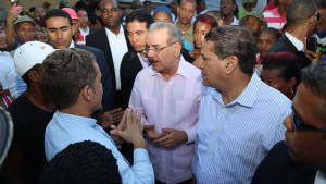 Danilo Medina supervisa avances saneamiento cañadas Las Cañitas y Enriquillo