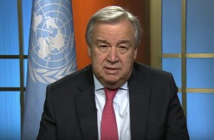 António Guterres asumió como nuevo secretario general de la ONU con un llamado por la paz