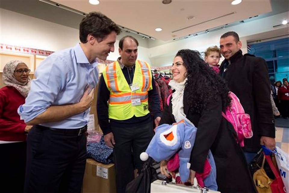 Trudeau: Canadá le da la bienvenida a los refugiados